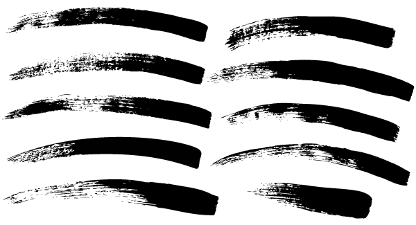 Paint Brush Strokes Vector Free