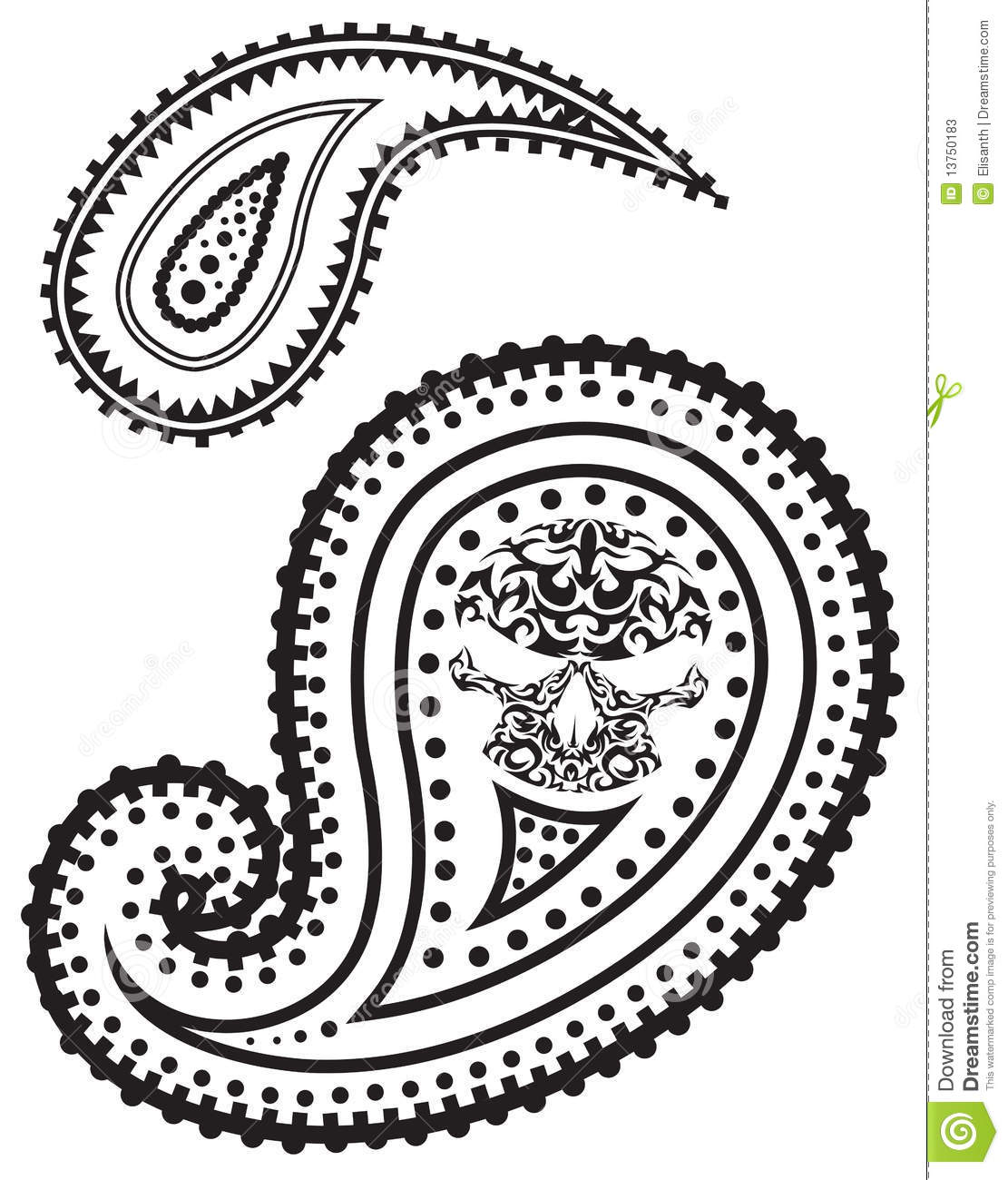 Paisley Vector Patterns