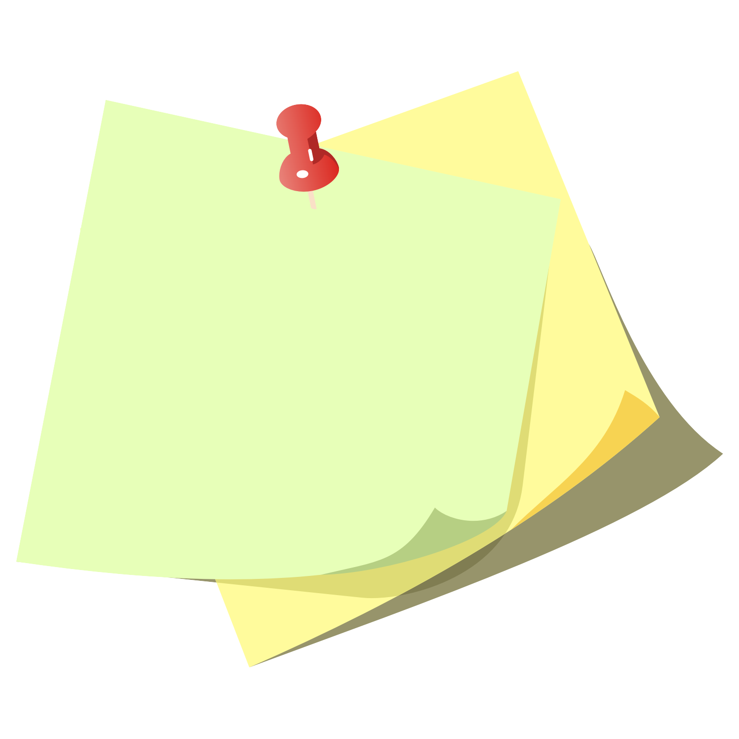 Paper Note PNG Transparent