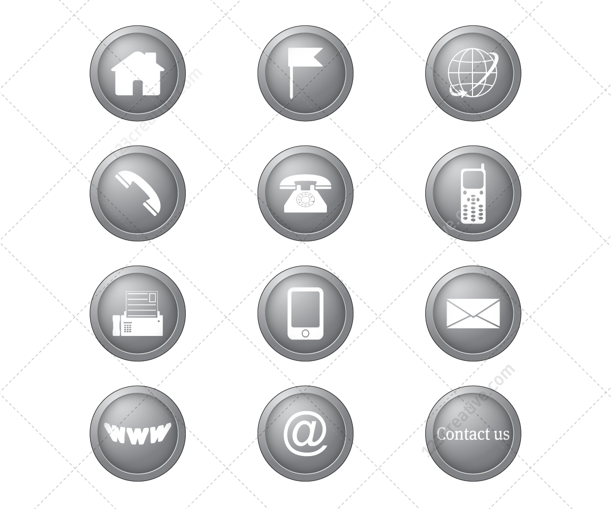 Phone email Icons