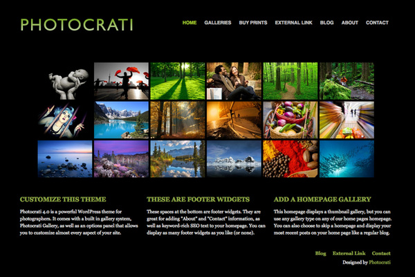 Photography Website Template