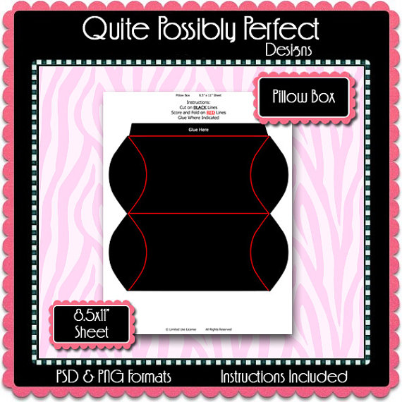 Pillow Box Template