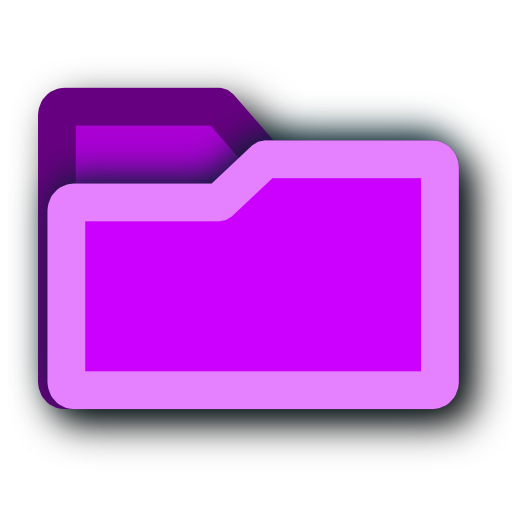 Pink Folder Icon