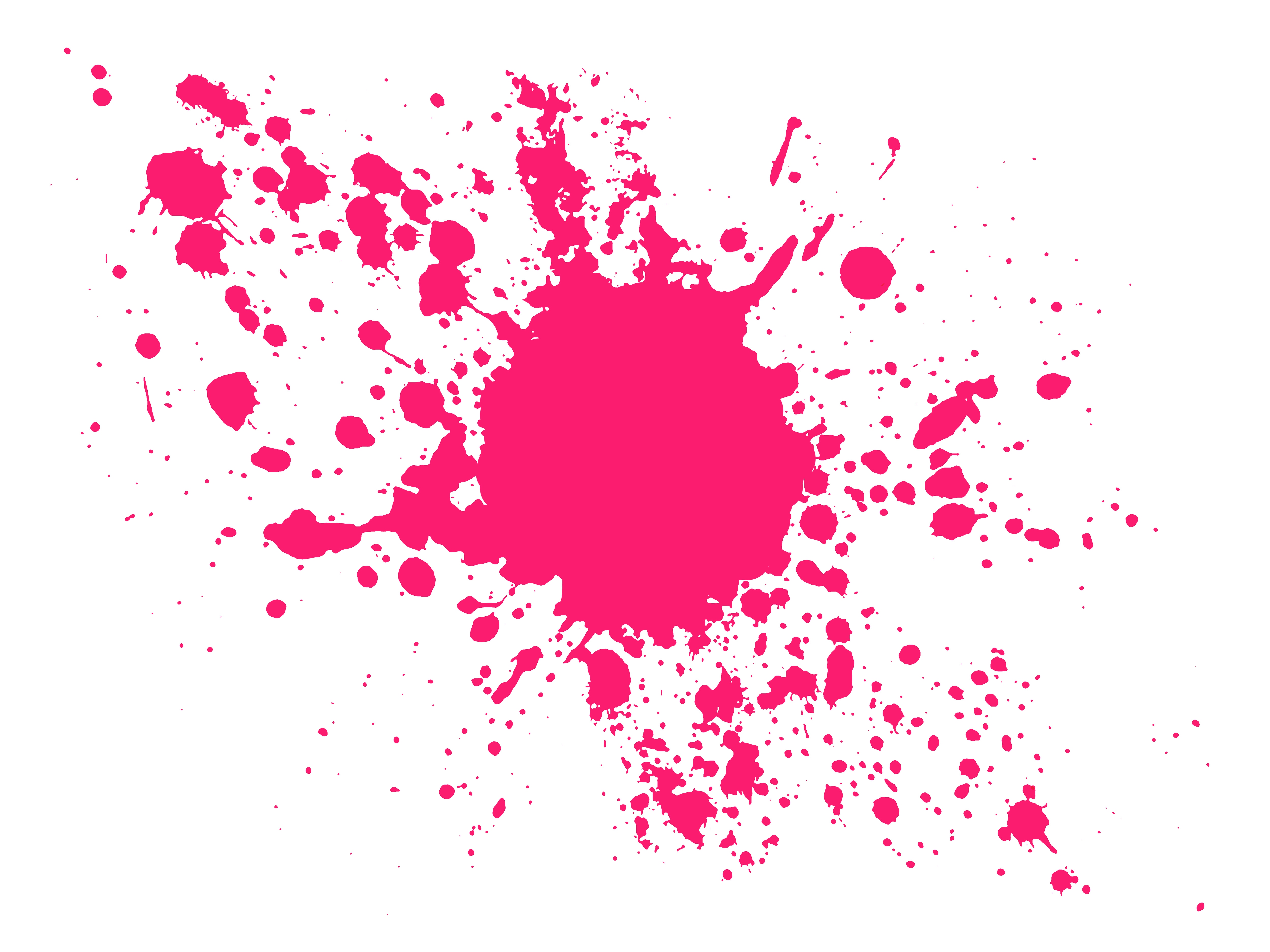 Pink Paint Splatter