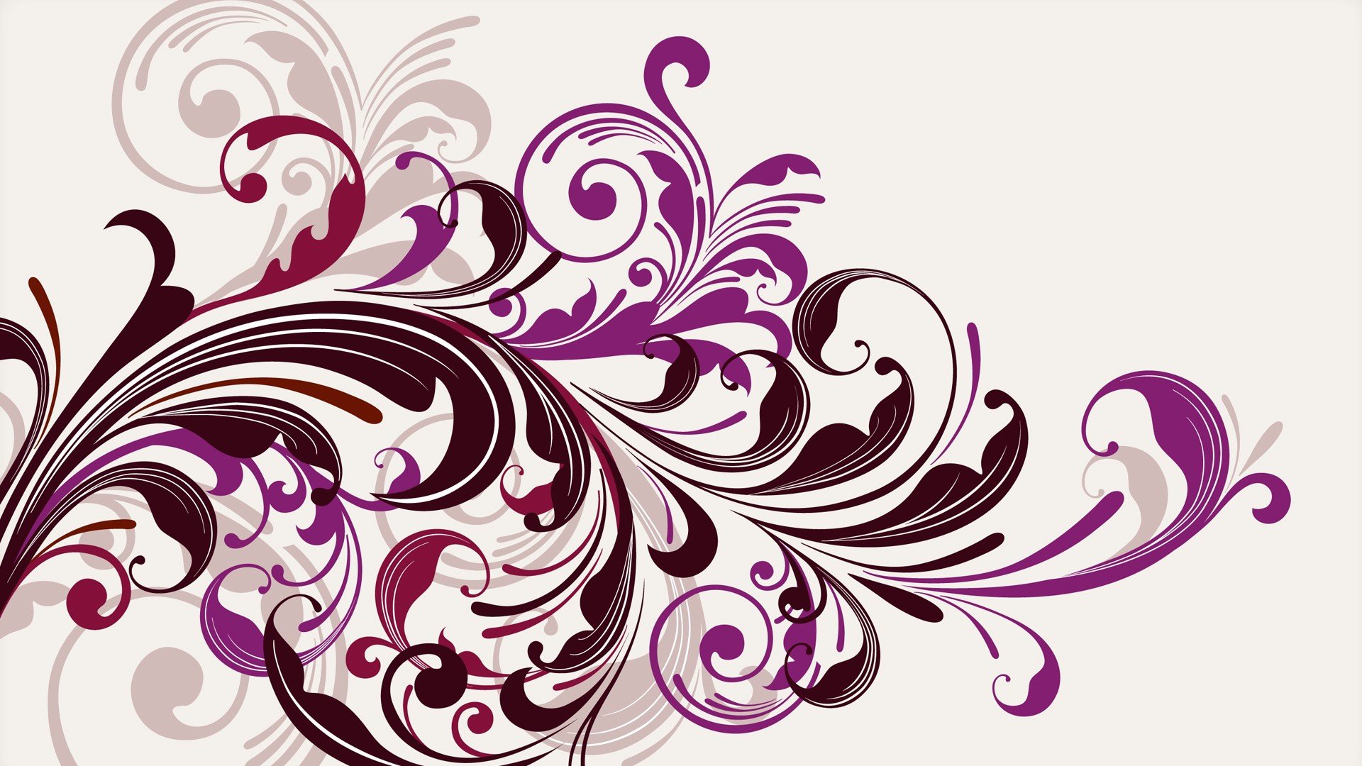 Purple Swirl Vector Graphics