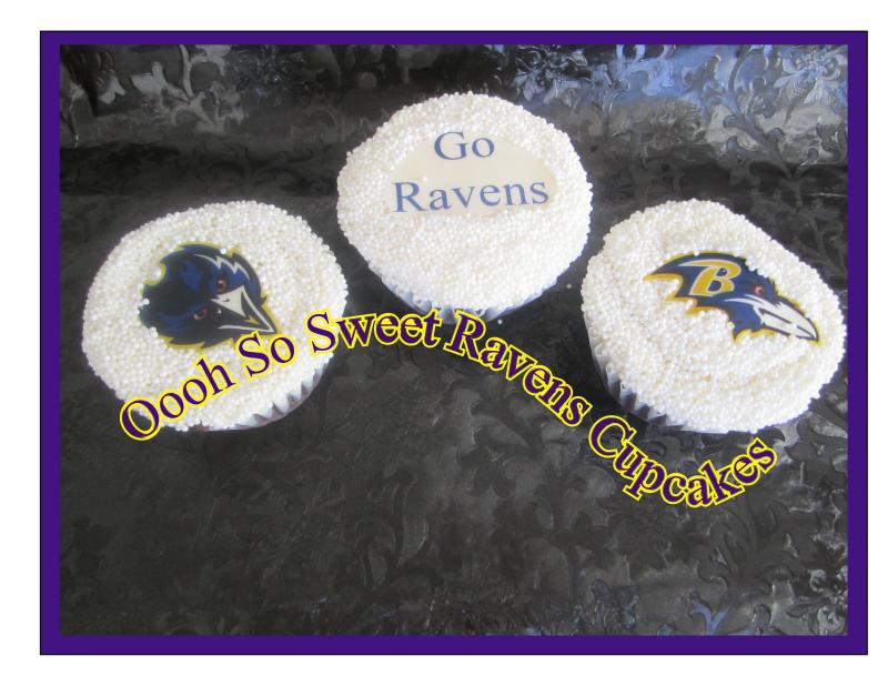 Ravens Cupcakes Decorations
