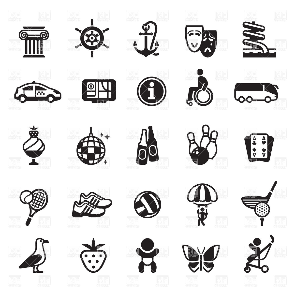 Recreation Icon Free Clip Art