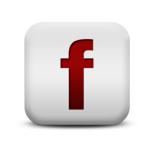 Red Square White Facebook Logo