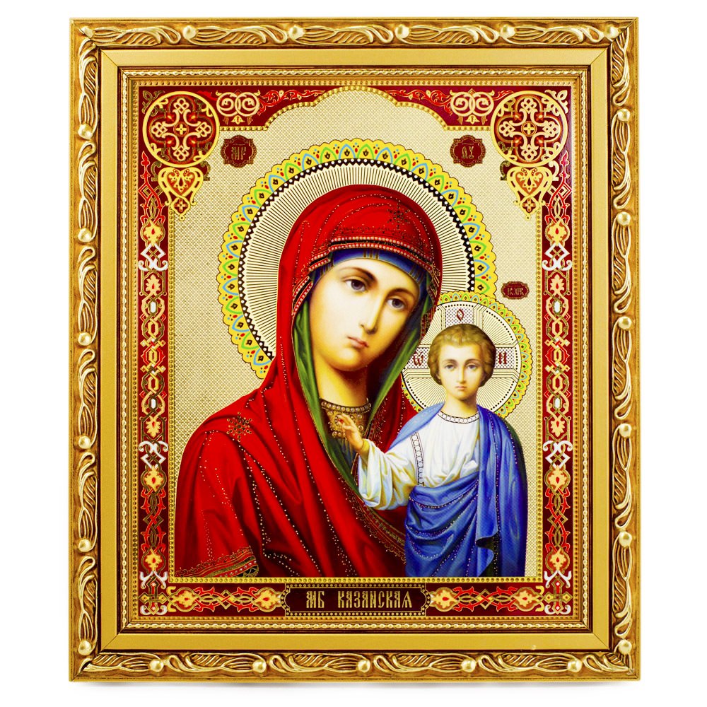 Religious Icon Mary and Jesus