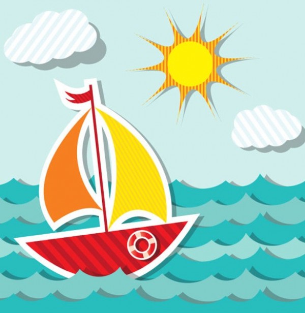 Sailboat Cut Out Template