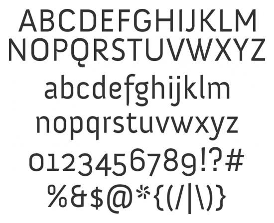 Sans Serif Fonts