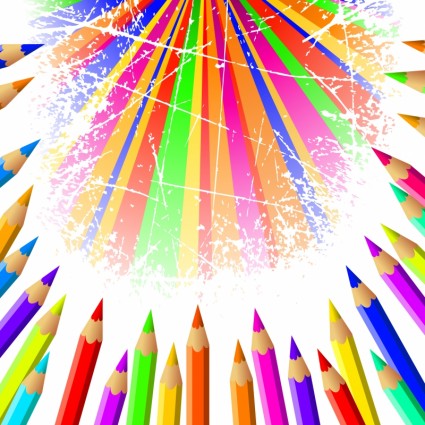 School Pencils Background