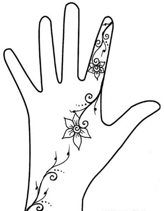 Simple Henna Designs Drawings for Beginners