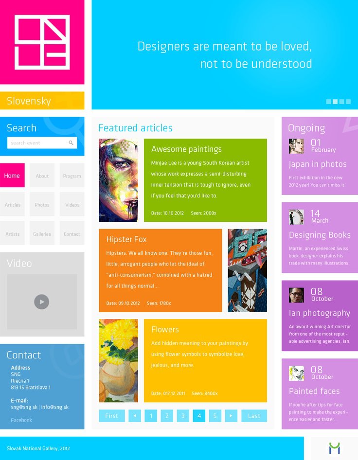 Simple Website Layout Design Simple Website Layout Design