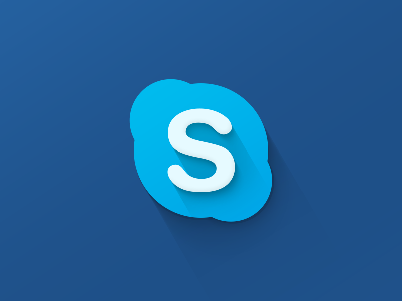Skype Icon Flat
