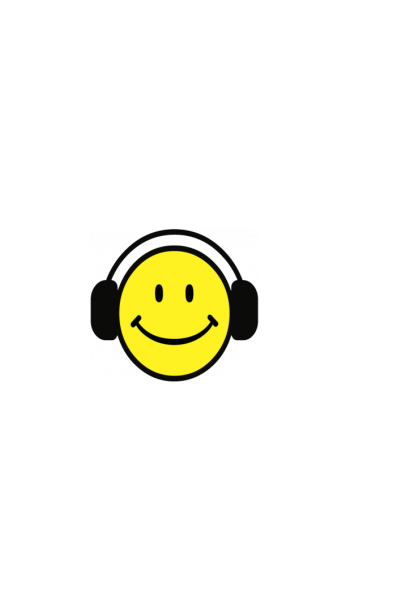 Smiley with Headphones