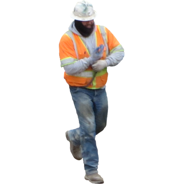 Smiling Construction Worker Smiling Construction Worker