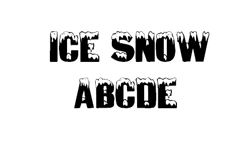 Snow Letters Font