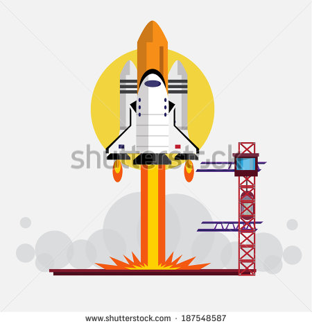 Space Shuttle Launching