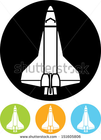 Space Shuttle Vector Icon