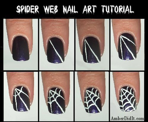 Spider Web Nail Tutorial