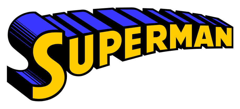 Superman Letters Logo