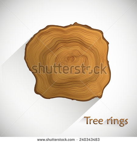 Tree Trunk Vector Illustration