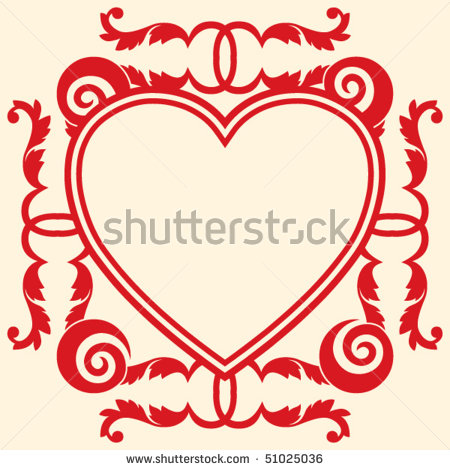 Vector Heart Flourish