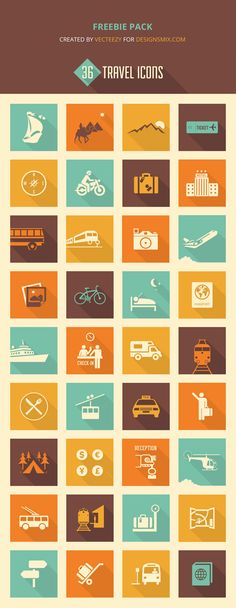 Vector Travel Icons Free Download Vector Travel Icons Free Download