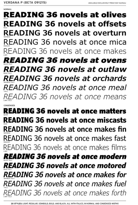 Verdana Font Style Verdana Font Style