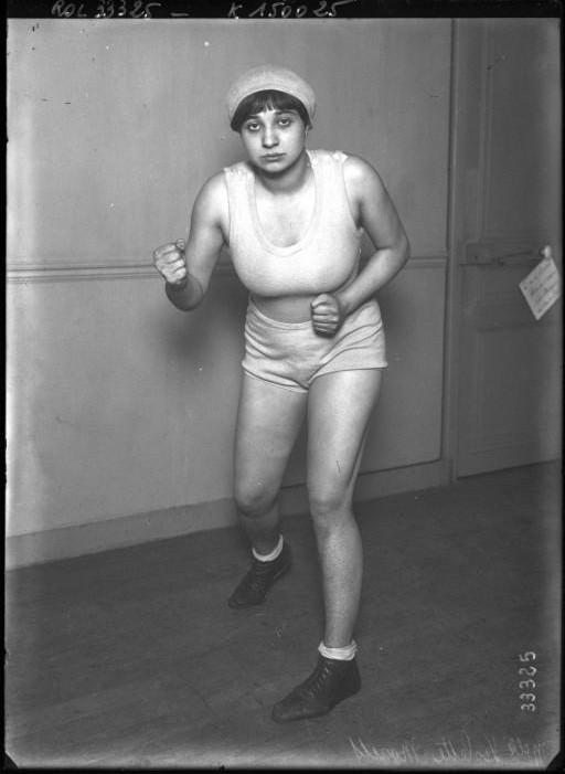 Vintage Female Boxer