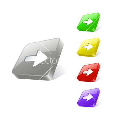 Web Button Vector Arrow