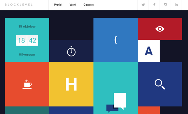 Web Design Colorblock