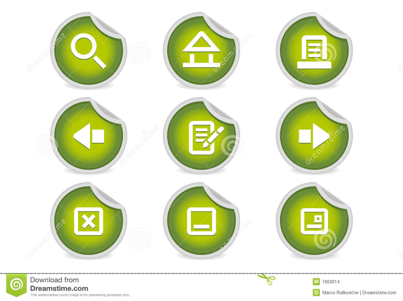 Website Navigation Icons