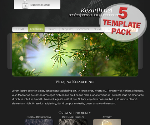 Website Template PSD Free Download