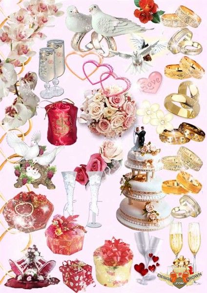 Wedding Cake Champagne Clip Art