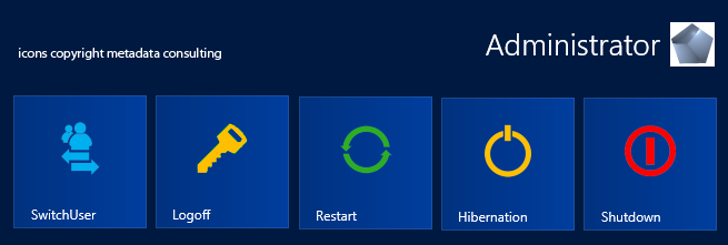 Windows 8 Restart Icon