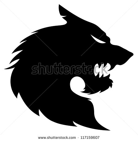 Wolf Head Silhouette