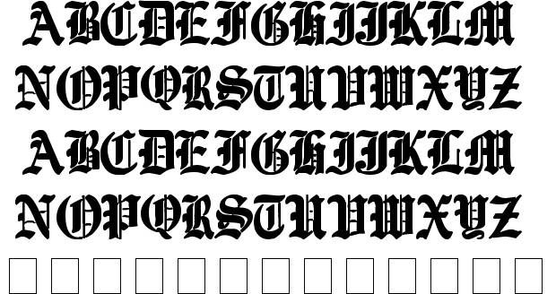 Ye Old English Font Ye Old English Font