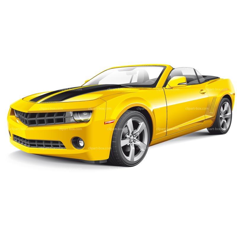 Yellow Camaro Clip Art