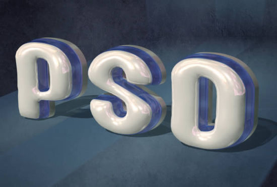 3D Text Effect Photoshop CS5