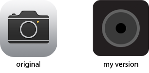 Apple iOS Camera Icon