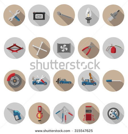 Auto Repair Icons