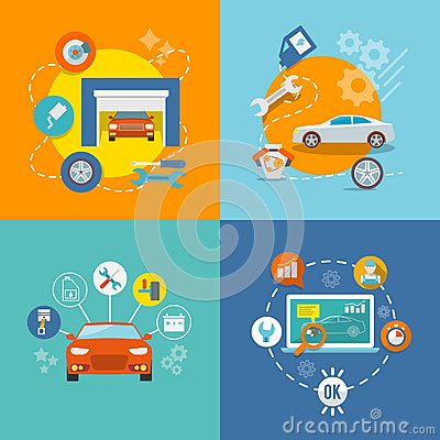 Auto Service Icons Auto Service Icons