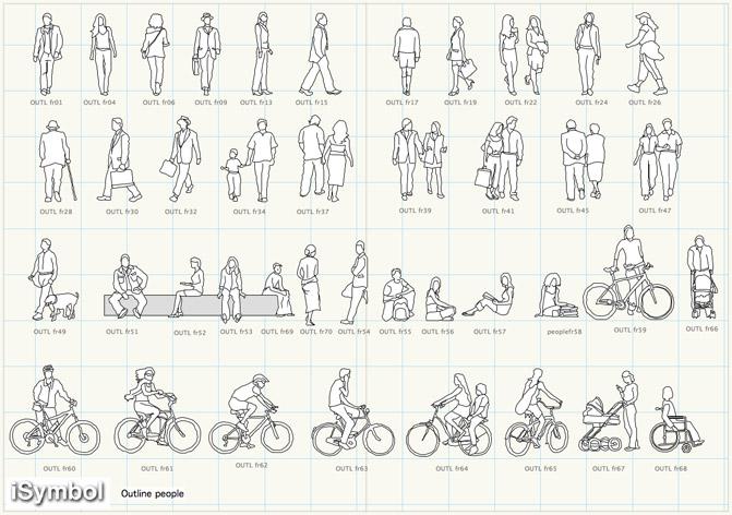 AutoCAD People Outline AutoCAD People Outline