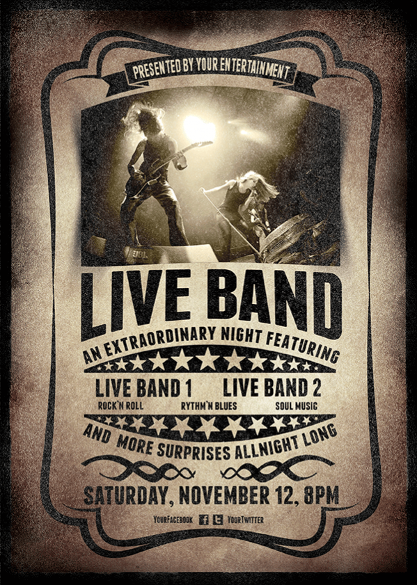 Band Flyers Templates Free