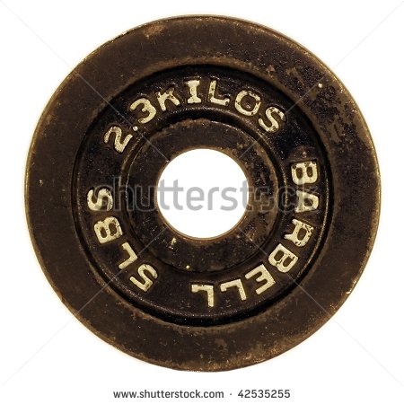 Barbell Weight Plate Vector