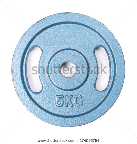 Barbell Weight Plate Vector