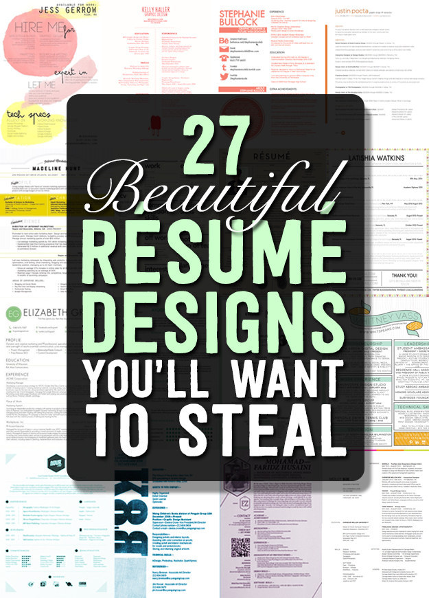 Beautiful Resumes Graphic Design