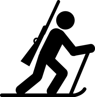 6 Biathlon Skiing Icon Images